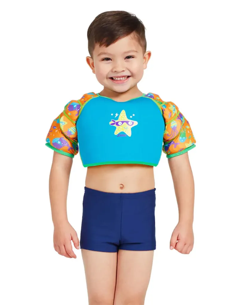 Zoggs Super Star Water Wings Swim Vest Blue-4